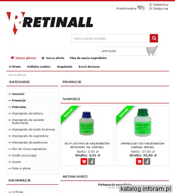 RETINALL środki do mycia elewacji