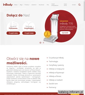 Profesjonalna Analiza Składu Masy Ciała - InBody Poland