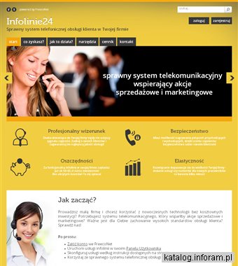 Infolinie24.com - wsparcie akcji sprzedażowych i marketingu firmy
