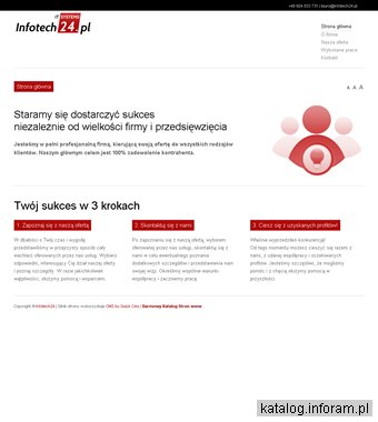 Infotech24.pl - Projektowanie i tworzenie stron internetowych