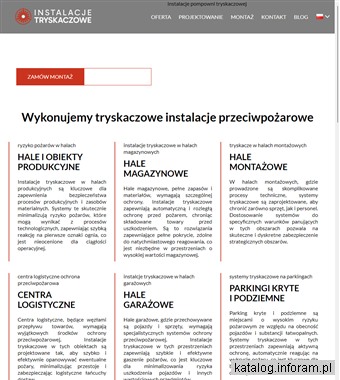 Przemysłowe instalacje tryskaczowe