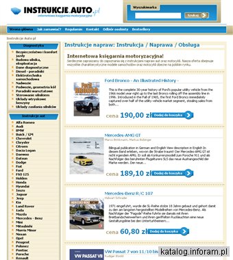 Instrukcje.auto.pl Księgarnia motoryzacyjna