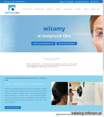 Instytut Oka - centrum diagnostyki i terapii chorób siatkówki