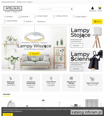 Sklep z lampami - intelin.pl