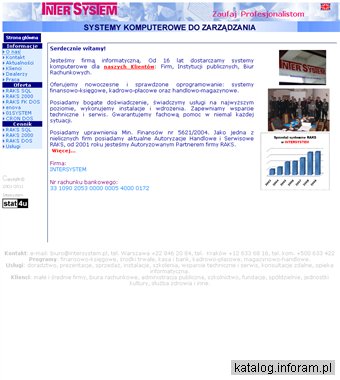 Intersystem - systemy komputerowe RAKS