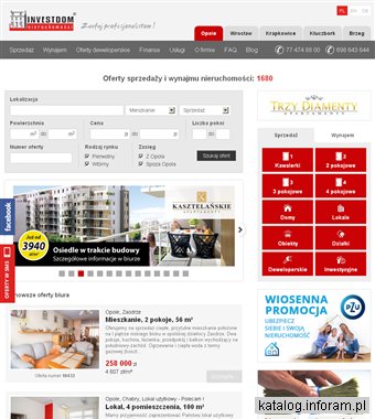 INVESTDOM Nieruchomości Opole - oferty mieszkań, domów, działek