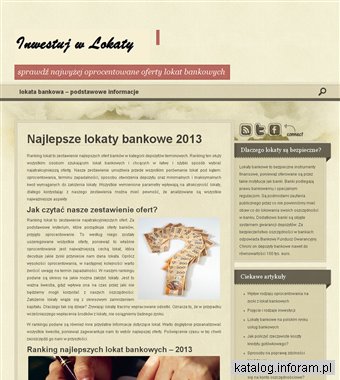 Inwestujwlokaty.com.pl - ranking lokat