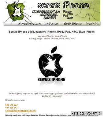 Serwis skup iPhone iPod, iPad Łódź