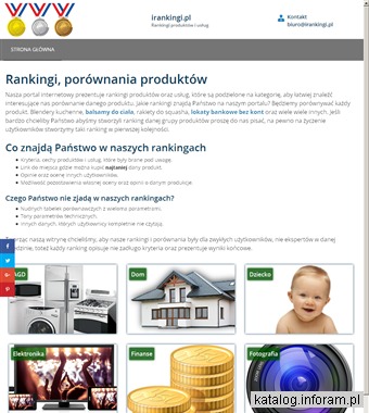 IRankingi.pl - rankingi produktów
