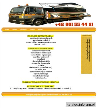 Transport Gabaryty - Holowanie Szczecin