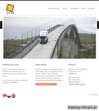 ISM - spedycja skierowana na kraje Bałkańskie