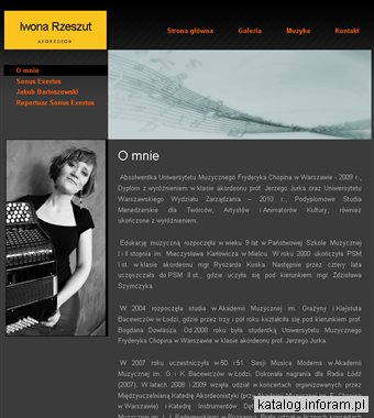 Iwona Rzeszut - strona domowa