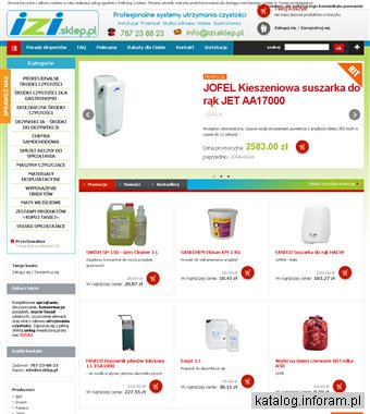 Izisklep - środki czystości dla domu i przemysłu