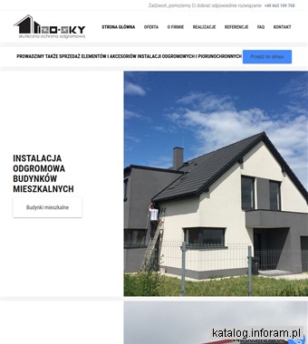 Izosky - Ochrona odgromowa