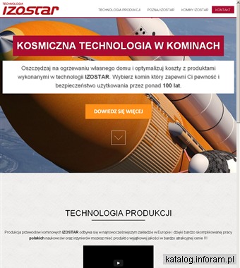 Kominy systemowe - Technologia IZOSTAR