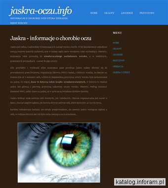 Jaskra oczu objawy choroby