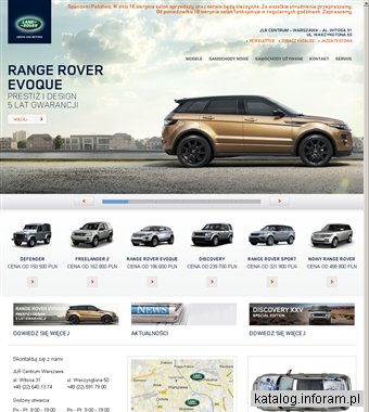 Autoryzywany serwis Land Rover, Range Rover