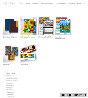 Kalendarze jednodzielne trwałe i estetyczne produkuje Jotan