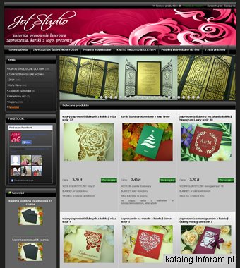 Zaproszenia ślubne, zawiadomienia - Jot Studio