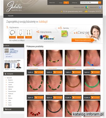 Jubilia - korale, naszyjniki, bransoletki, biżuteria, projektowanie