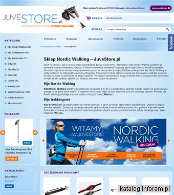 Sklep internetowy JuveStore.pl - kije Nordic Walking, Trekkingowe, Outdoor