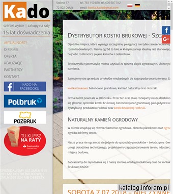 Kado. Hurtownia Kostki Brukowej