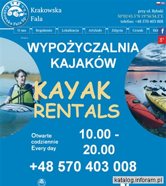 KRAKOWSKA FALA Cracow kayak rental