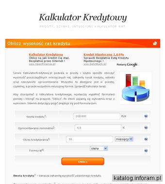 Kalkulator kredytowy
