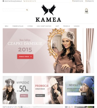 KAMEA czapki damskie