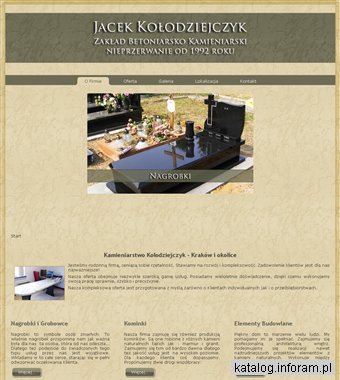 Kamieniarstwo-kolodziejczyk.pl - nagrobki profesjonalnie