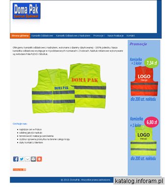 Kamizelki odblaskowe z nadrukiem