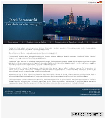 JACEK BARANOWSKI KANCELARIA WARSZAWA dekret bieruta