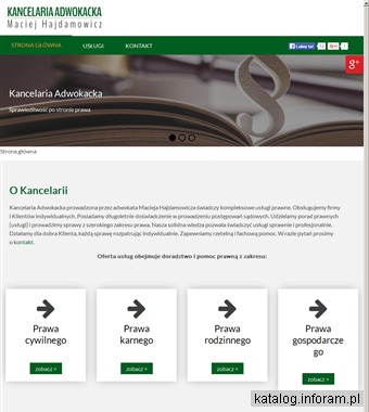 HAJDAMOWICZ MACIEJ adwokat pomorskie