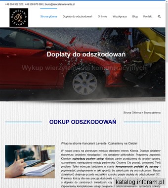 Dopłata do odszkodowania - Kancelaria Levante