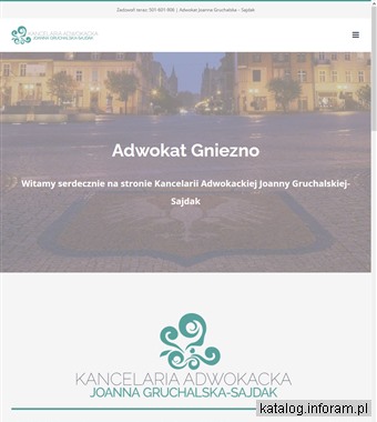 Adwokat Gniezno Joanna Gruchalska–Sajdak