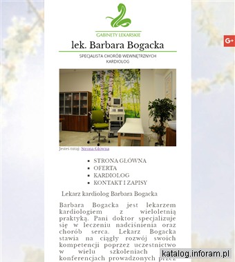 BARBARA BOGACKA Kardiolog Gorzów