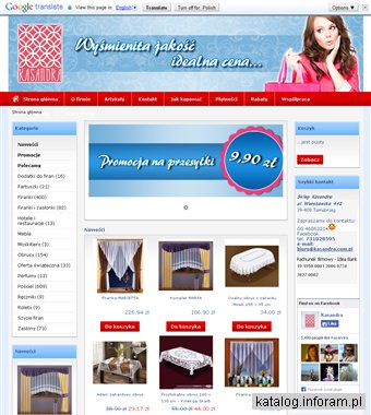 Kasandra firanki sklep internetowy