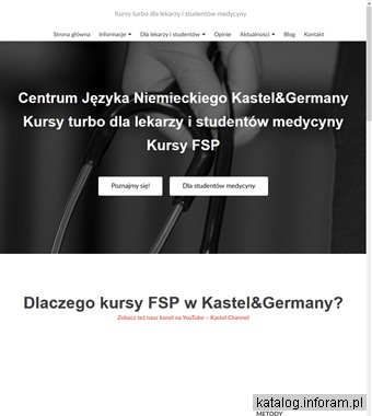 Kursy FSP języka niemieckiego dla lekarzy i studentów medycyny