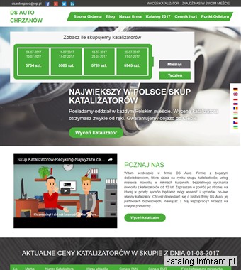 Skup katalizatorów Katowice - katalizatorychrzanow.pl