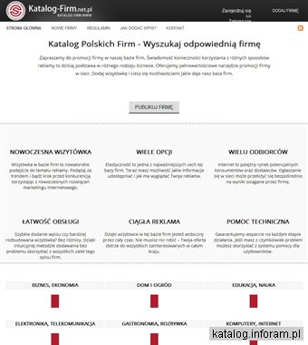 Katalog stron firmowych