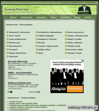 Katalog stron internetowych. Mój ulubiony katalog stron
