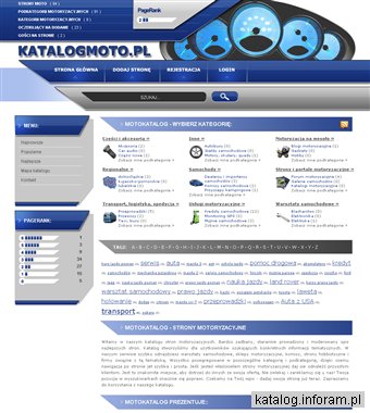 Spis stron motoryzacyjnych