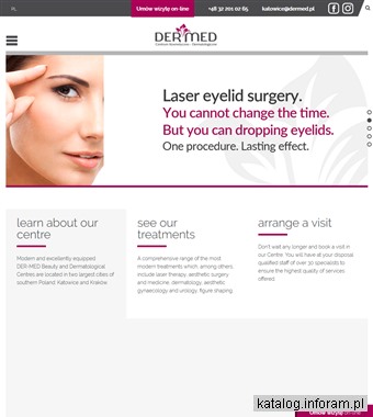 Blefaroplastyka czyli plastyka powiek w katowickim Dermed - katowice.dermed.pl