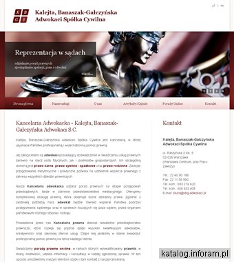 Kalejta, Banaszak-Gałczyńska Adwokaci Spółka Cywilna