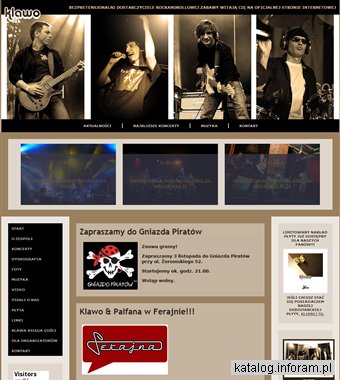 Oficjalna strona łódzkiego zespołu KLAWO