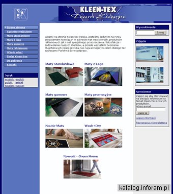 Kleen Tex gumowe dywaniki