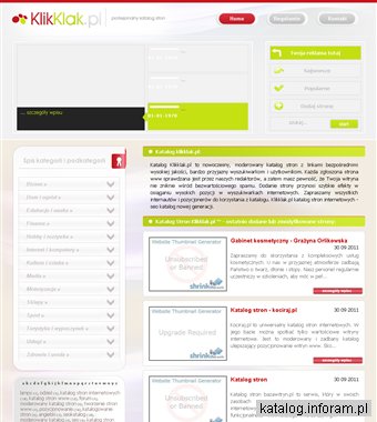 Katalog SEO - klikklak.pl