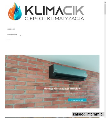 Serwis klimatyzacji Wrocław - klimacik.com.pl