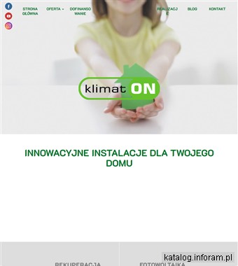 Innowacyjne instalacje dla Twojego Domu - Klimat-ON.pl