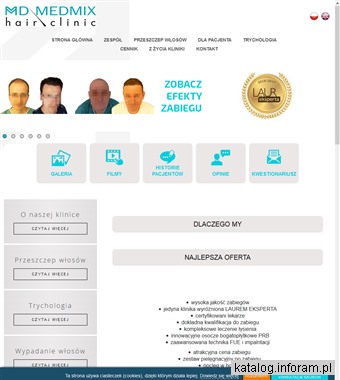 Klinika Medmix - przeszczep włosów